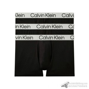Quần lót nam Calvin Klein NP2741O Microfiber Chromatic Trunk 3-pack Black
